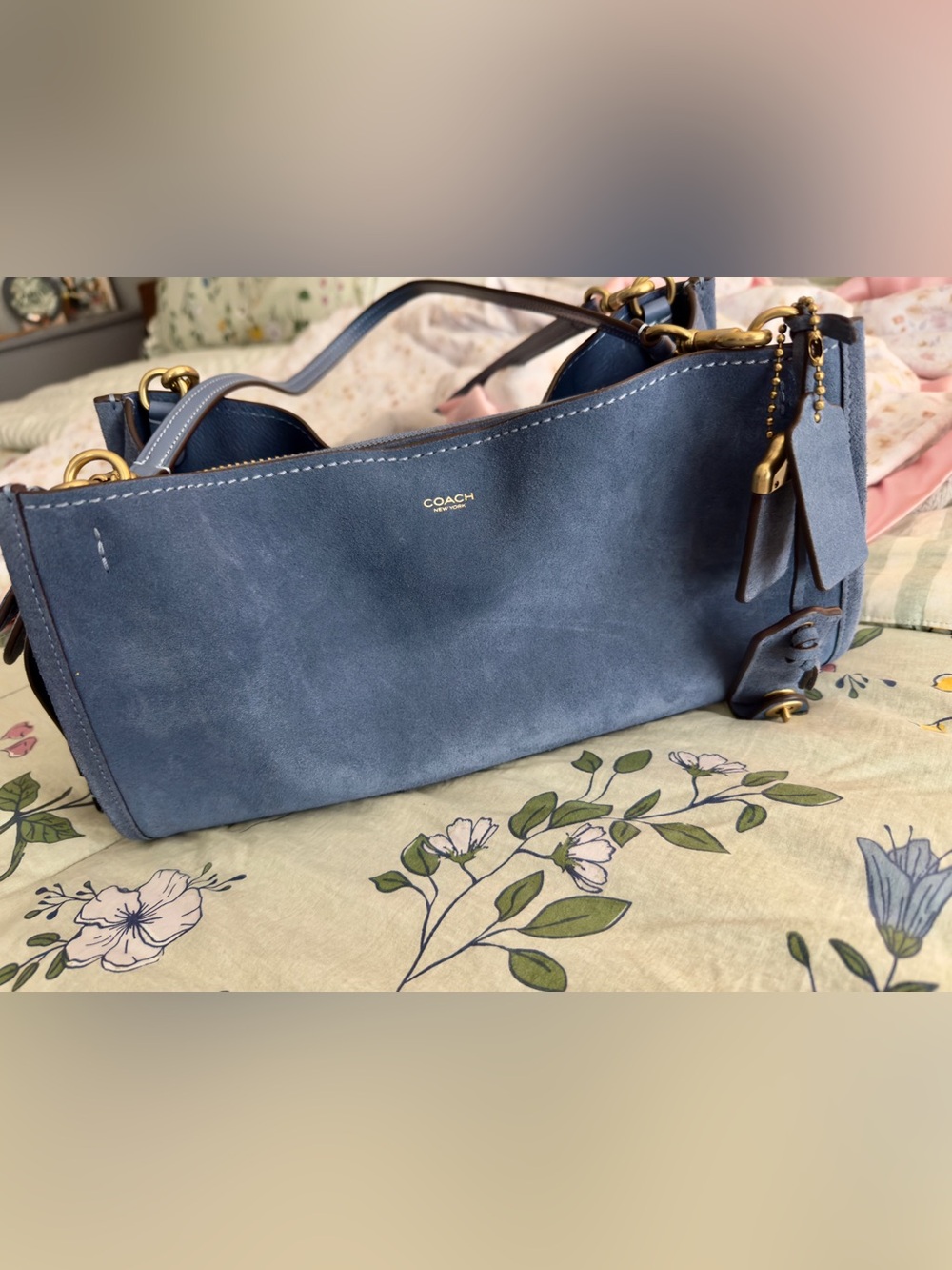 Coach Rogue 34 in light Denim. - Will consider trades - Picture 3 of 8